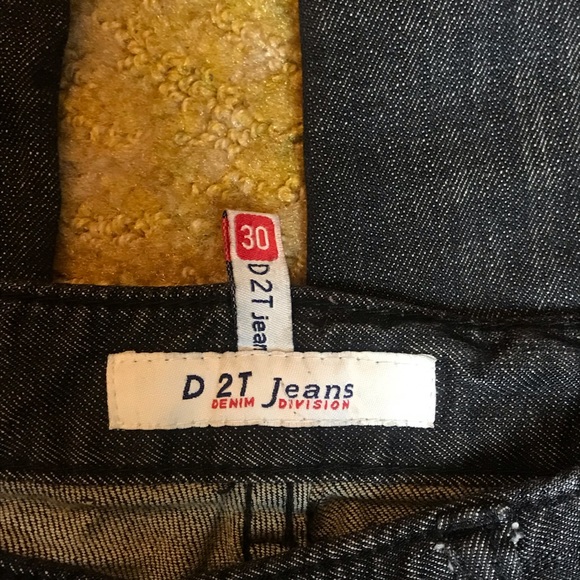 Unique D2T Denim Division Jeans Black Denim Size 30 - Picture 6 of 7